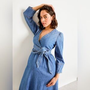 NWT Hatch Denim Carolina Dress